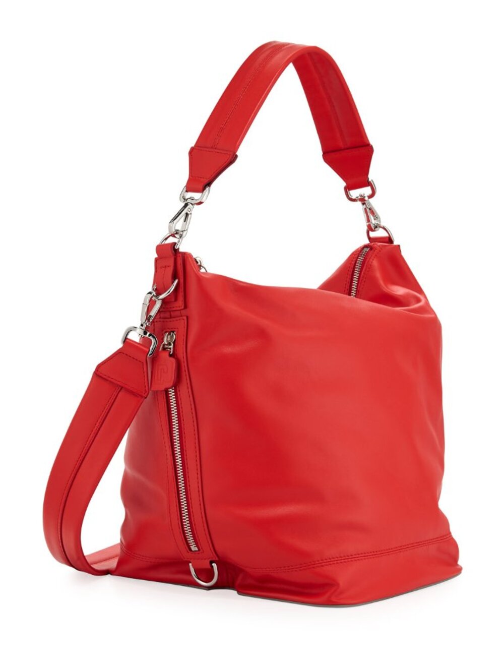 NEW Paco Rabanne Soft Calfskin Hobo Bag Convertible - Picture 4 of 16